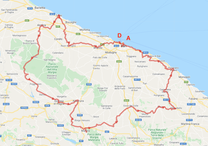 I siti UNESCO di Puglia e Basilicata - Itinerario in bicicletta